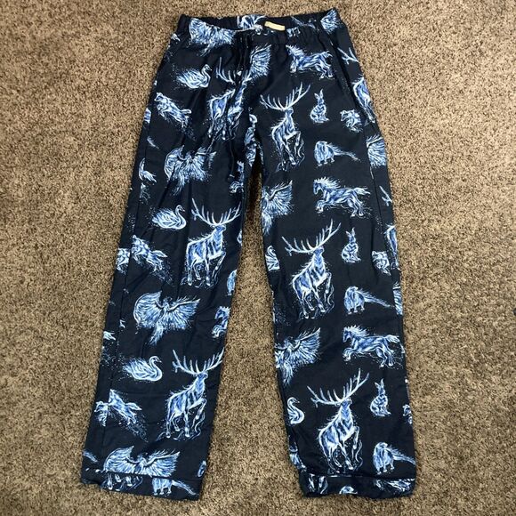 Harry Potter Patronus Glow-in-the-Dark Flannel Pajama Set Size Large - Picture 7 of 13